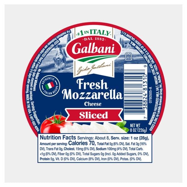 Galbani 1882 Fresh Mozzarella Cheese - 8 oz
