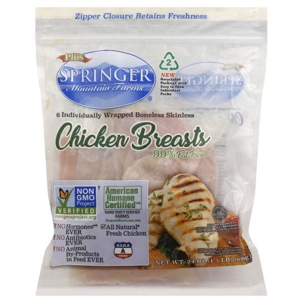 Springer Mountain Farms Chicken Breast - 24 oz