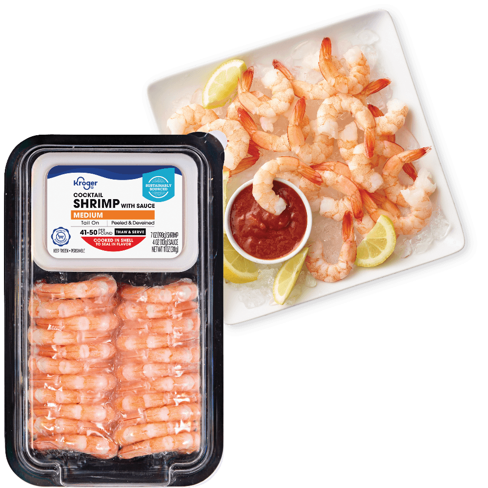 Kroger Kroger Cocktail Shrimp With Sauce - 11 oz