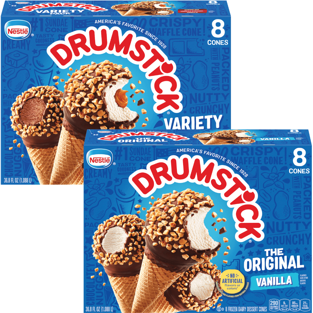 Nestlé Drumstick Cones - 8 ct