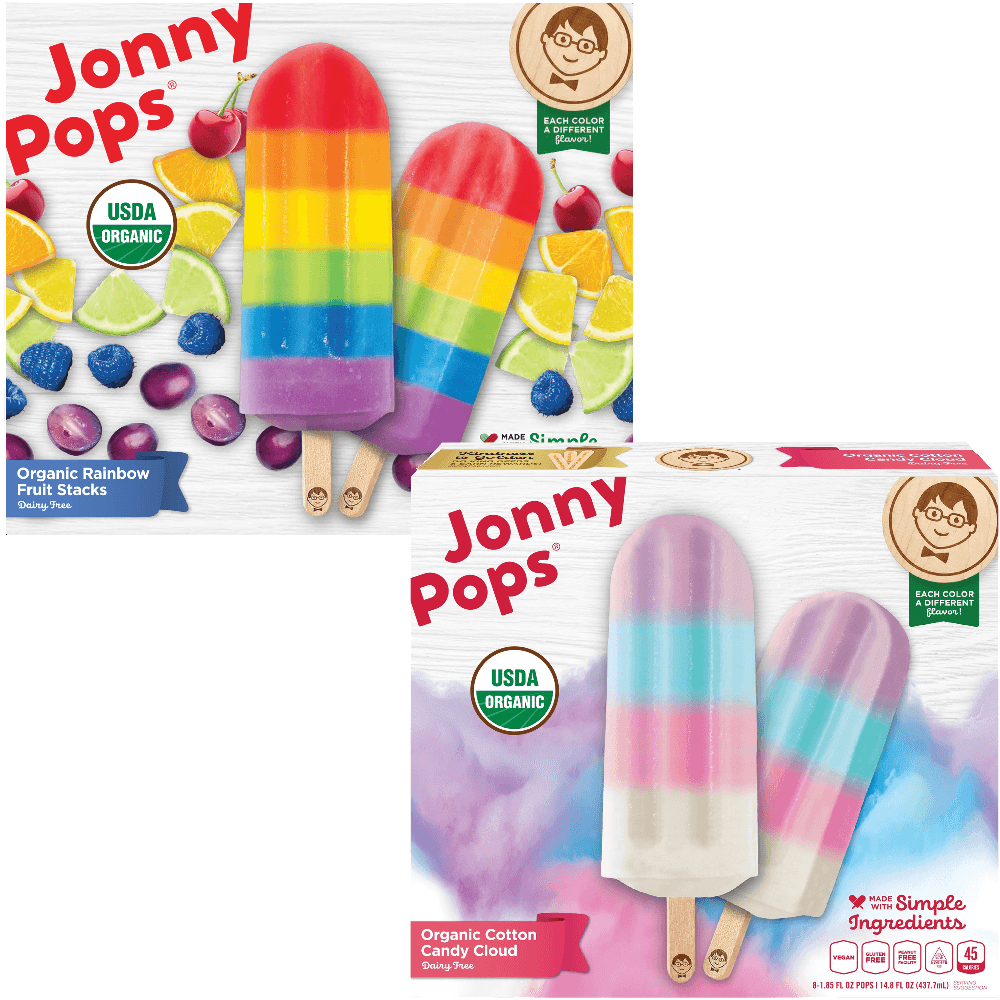 Jonnypops Organic Ice Pops - 6 ct