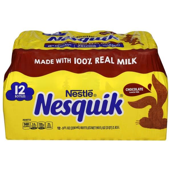 Nesquik Ready-to-drink Chocolate Milk 12 ct Dairy & Eggs deal at Publix
