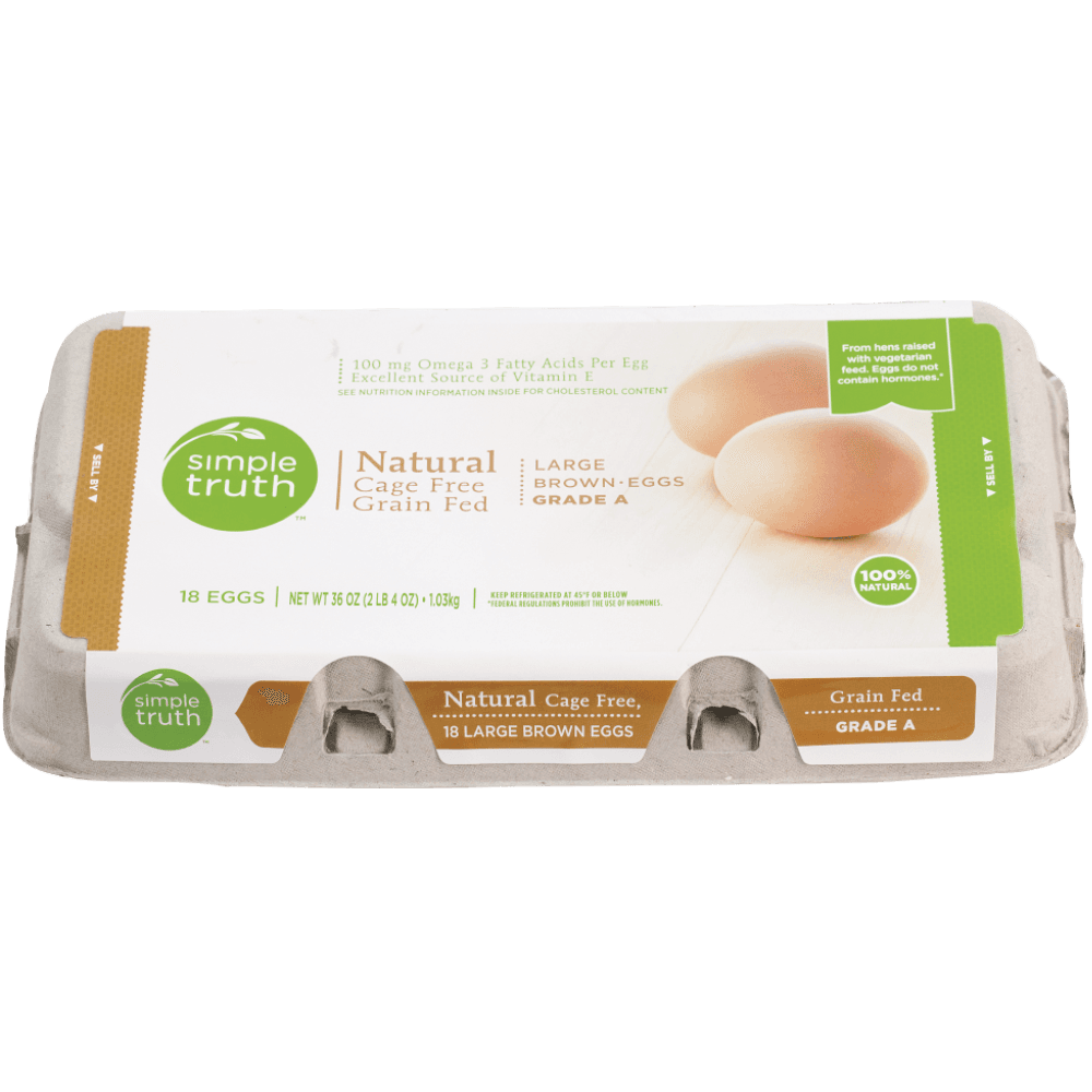 18 Ct Simple Truth Cage Free Eggs 18 ct Dairy & Eggs deal at Kroger