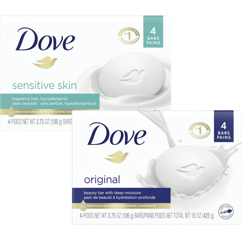 Dove Bar Soap 4 ct Health & Beauty deal at Kroger